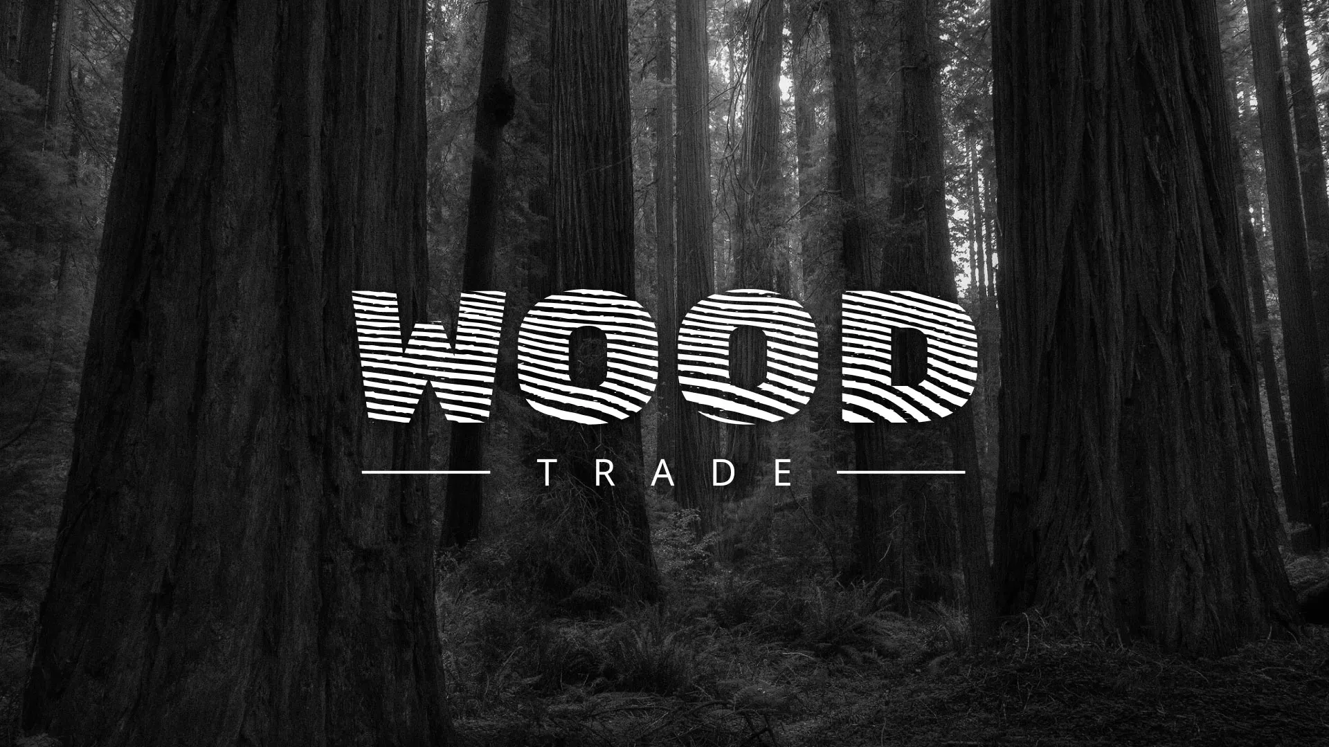 Разработка логотипа для компании «Wood Trade» в Рудне